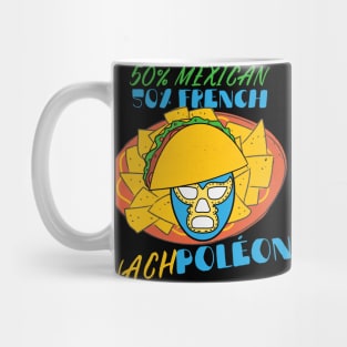 Half Mexican Half French, Lucha Libre, Mexican Wrestling Mug